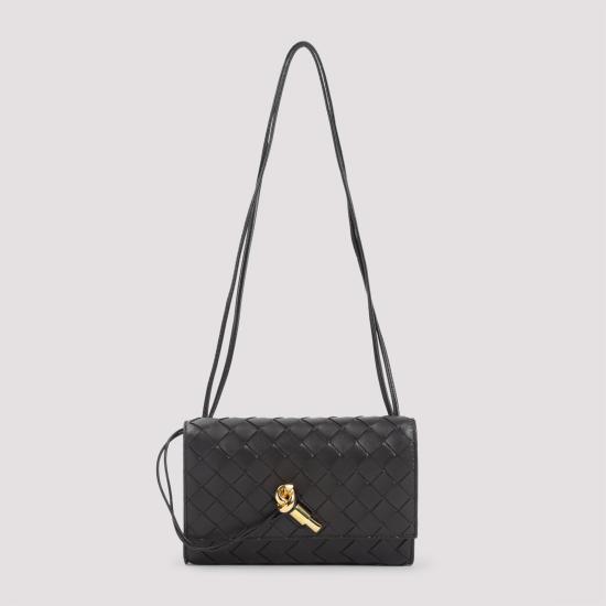 25FW 보테가베네타 안디아모 파우치 온 스트랩 836940VCPP2 2190 BROWN - BOTTEGA VENETA