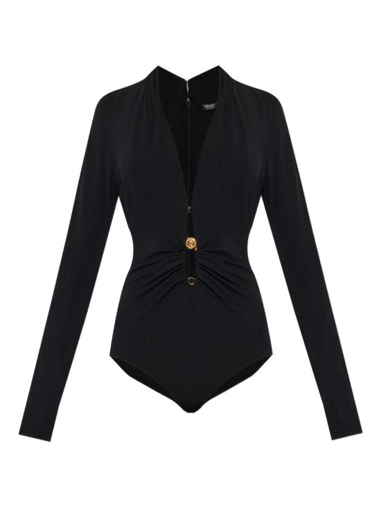 26SS 베르사체 바디수트 티셔츠 10210181A14475 1B000 Black