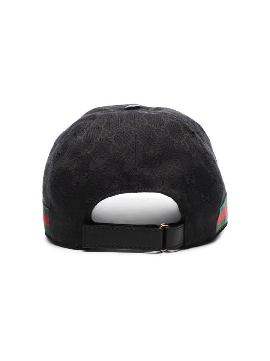  구찌 웹 디테일 GG 캔버스 베이스볼 캡 200035KQWBG 1060 black - GUCCI