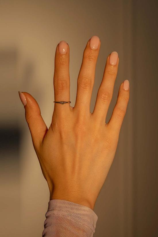  Milk & Rose 반지 밀크 & 로즈 페리도트