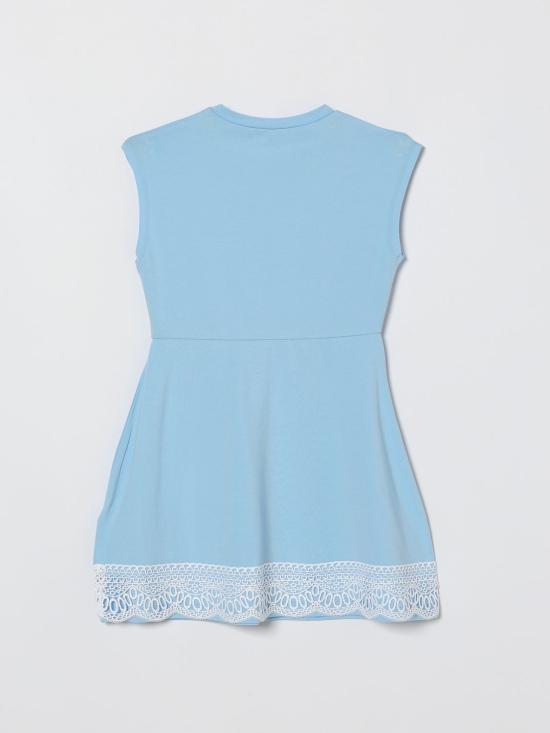 26SS [키즈] 리우조 원피스 KA6014JS003 C3864 Sky Blue - LIU JO