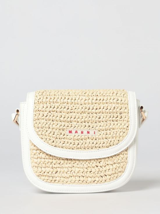 26SS [키즈] 마르니 크로스백 M01828M00WR 0M114 Yellow Cream