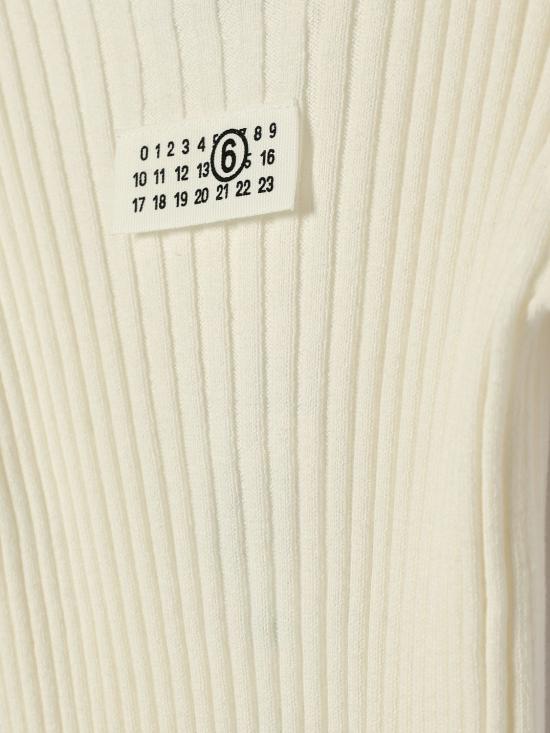 26SS [키즈] MM6 메종마르지엘라 원피스 M60935MM07X M6101 White - MM6 MAISON MARGIELA