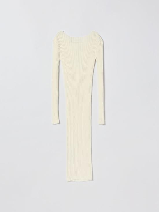 26SS [키즈] MM6 메종마르지엘라 원피스 M60935MM07X M6101 White - MM6 MAISON MARGIELA