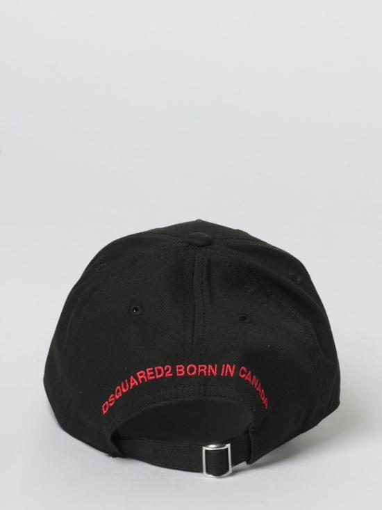 26SS [키즈] 디스퀘어드2 모자 DQ3256D00YT DQ900 Black - DSQUARED2