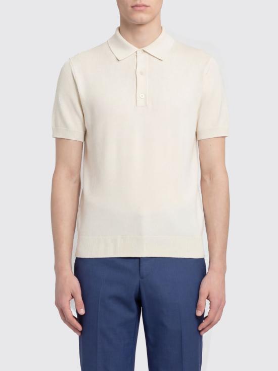 26SS 톰포드 폴로 티셔츠 KPS033YMS142 WAB White