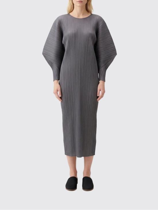 26SS 플리츠플리즈 롱 원피스 PP66JH434 12 Grey