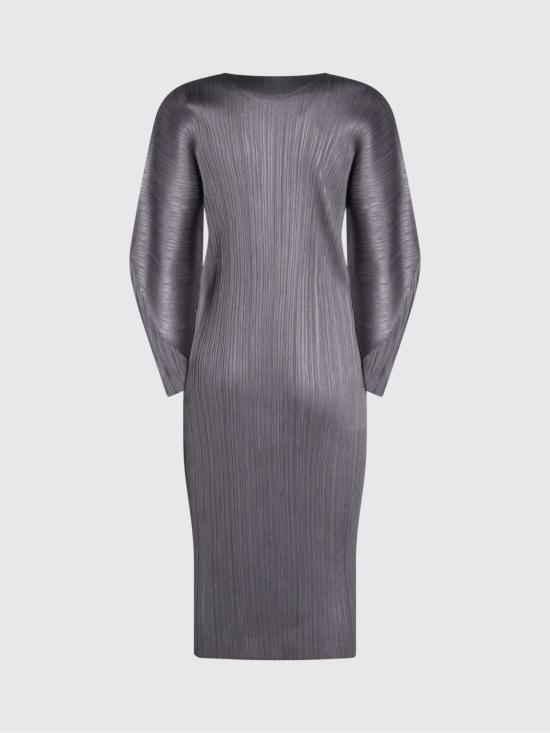 26SS 플리츠플리즈 롱 원피스 PP66JH434 12 Grey - PLEATS PLEASE