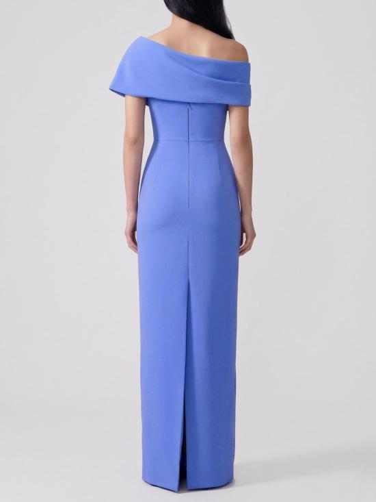 26SS 캐롤리나 헤레라 롱 원피스 R2611N731SFR 474 Blue - CAROLINA HERRERA