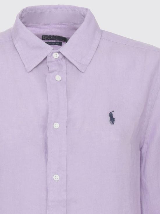 26SS 폴로 랄프로렌 포니 자수 리넨 셔츠 (211970730009) 211970730 513 Lilac - POLO RALPH LAUREN
