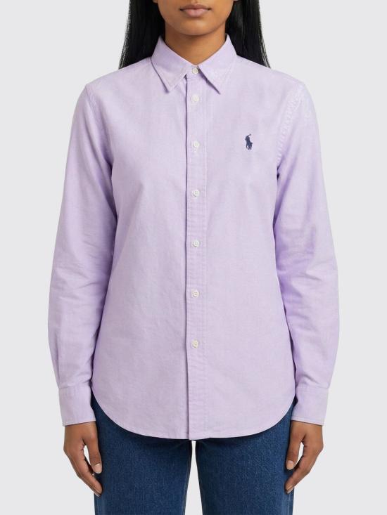 26SS 폴로 랄프로렌 포니 자수 리넨 셔츠 (211970730009) 211970730 513 Lilac