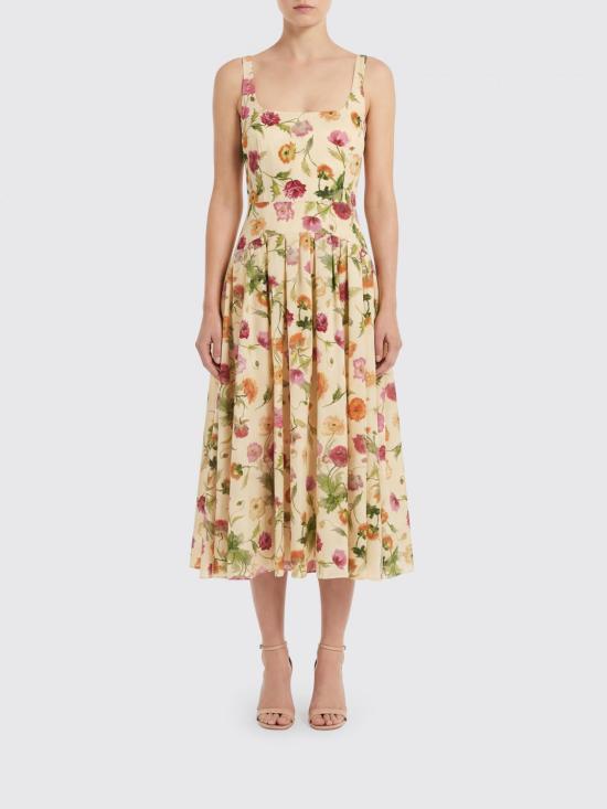 26SS 캐롤리나 헤레라 롱 원피스 R2611N563PSR 264 Beige