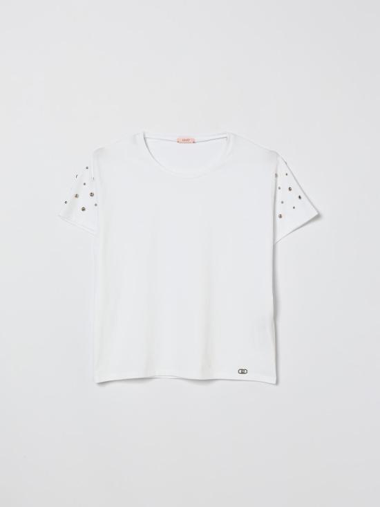 26SS [키즈] 리우조 티셔츠 GA6110JS003 10601 White