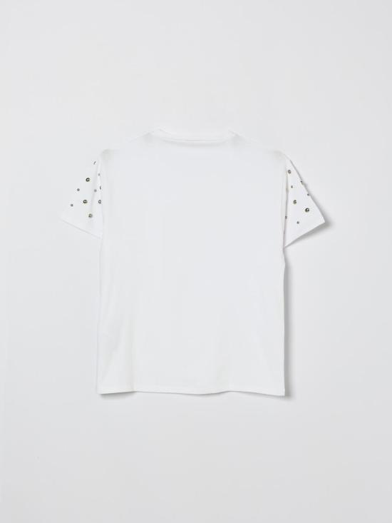 26SS [키즈] 리우조 티셔츠 GA6110JS003 10601 White - LIU JO