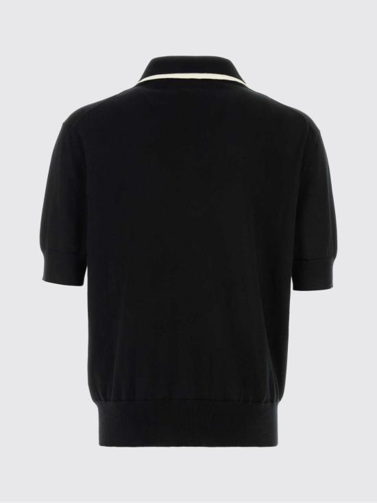 26SS 질샌더 폴로 티셔츠 J22GL0125J15466 001 Black - JIL SANDER