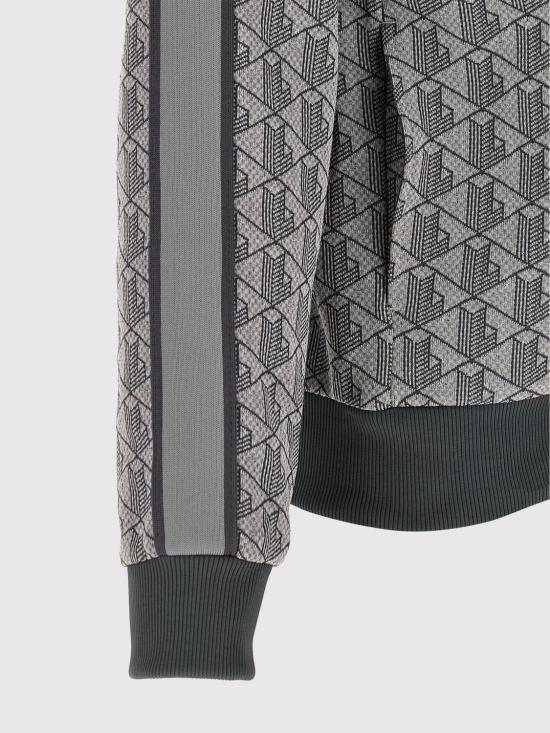 26SS 라코스테 모노그램 집업 스웨트셔츠 SH1368 41I Grey - LACOSTE