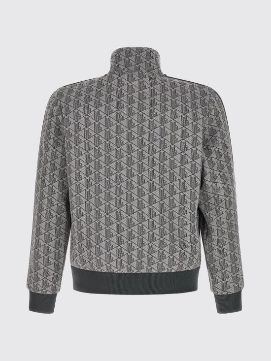 26SS 라코스테 모노그램 집업 스웨트셔츠 SH1368 41I Grey - LACOSTE