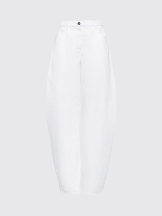 26SS 알라이아 데님 팬츠 AA9P1215D002B 000 White - ALAIA