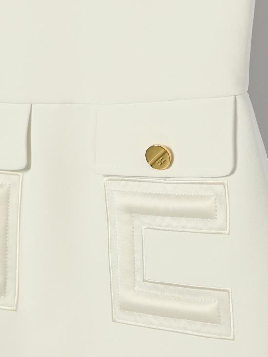 26SS [키즈] 엘리자베타프랜치 원피스 EFAB6460GA022 0004 Yellow Cream - ELISABETTA FRANCHI