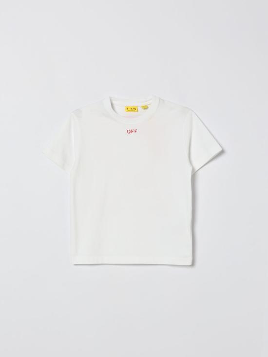 26SS [키즈] 오프화이트 티셔츠 OBAA002S26JER006 110 White
