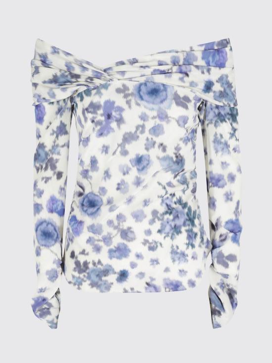 26SS 이자벨마랑 긴팔 티셔츠 HT0822FAD1J11I 30BU Blue - ISABEL MARANT