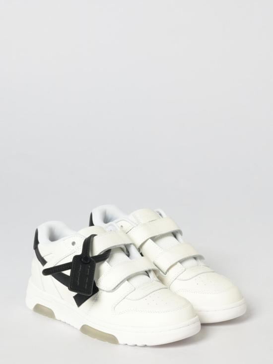 26SS [키즈] 오프화이트 스니커즈 OBIA008C99LEA002 0110 White - OFF WHITE