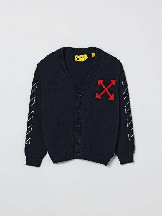 26SS [키즈] 오프화이트 가디건 OBHB001S26KNI001 410 Blue