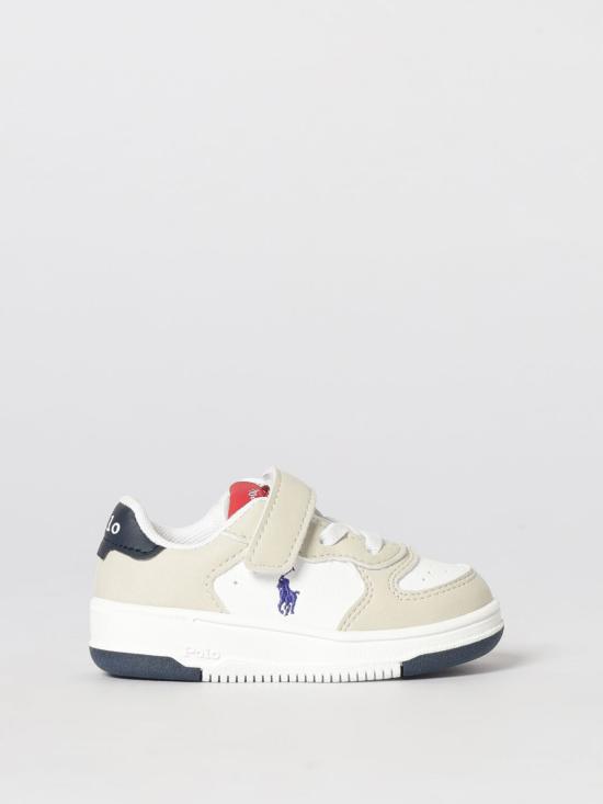 26SS [키즈] 폴로 랄프로렌 스니커즈 RL04844101 White