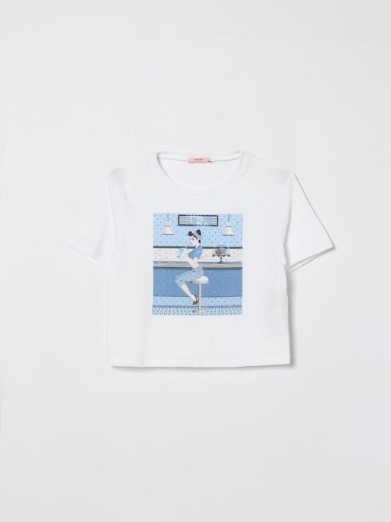 26SS [키즈] 리우조 티셔츠 GA6185JS003 L9040 White