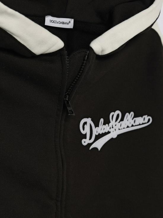26SS [키즈] 돌체앤가바나 자켓 L5JWCVG7PWH N0000 Black - DOLCE & GABBANA