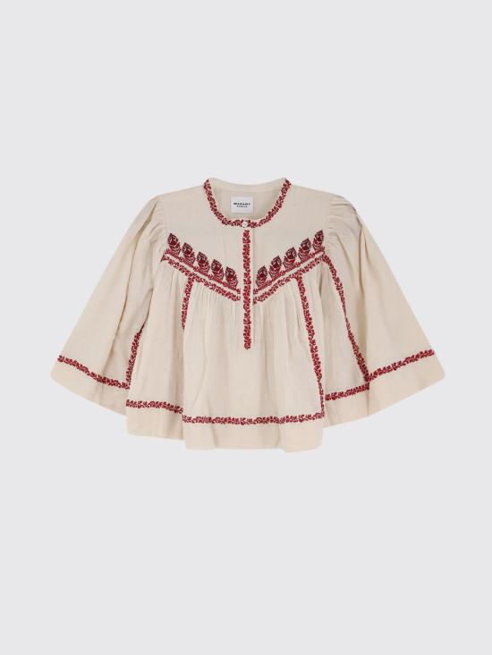 26SS 이자벨마랑에뚜왈 탑 HT0044FCD1J16E BERD Beige - ISABEL MARANT ETOILE