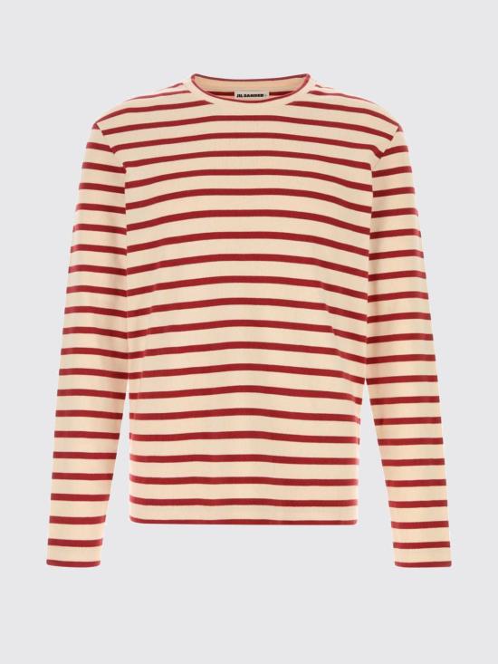 26SS 질샌더 긴팔 티셔츠 J47NH0002J46497 649 Red - JIL SANDER