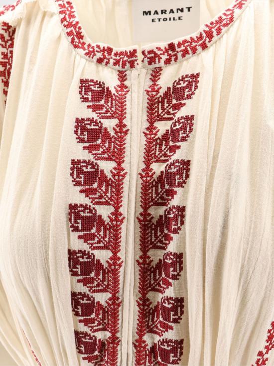 26SS 이자벨마랑에뚜왈 롱 원피스 RO1050FAD1J16E BERD Beige - ISABEL MARANT ETOILE