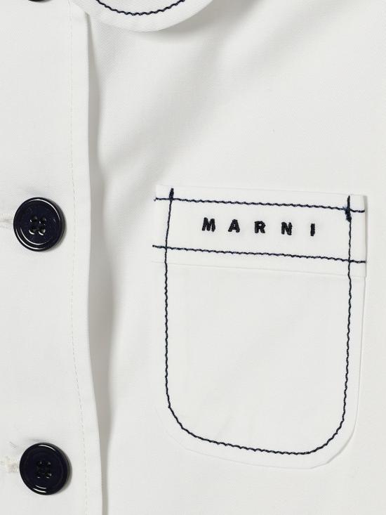 26SS [키즈] 마르니 자켓 M01731M00UV 0M100 White - MARNI