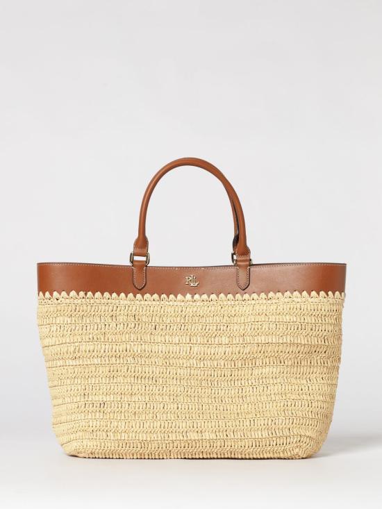 26SS 랄프 로렌 토트백 431982183 001 Natural