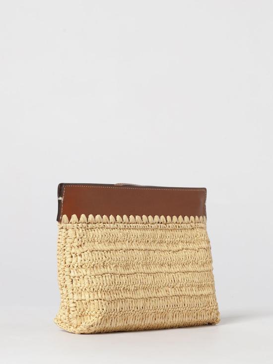 26SS 랄프 로렌 클러치/파우치 432P10519 001 Natural - RALPH LAUREN