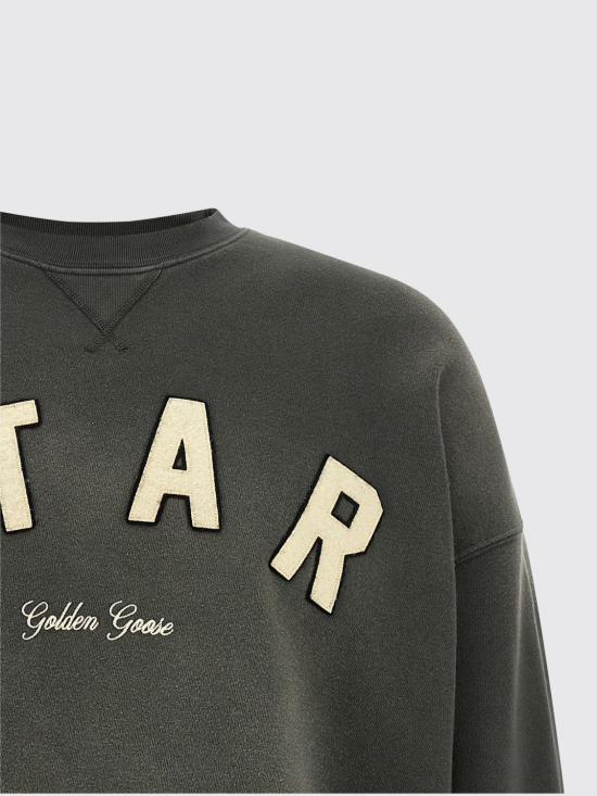 26SS 골든구스 긴팔 티셔츠 GUP02713P002417 60666 Charcoal - GOLDEN GOOSE