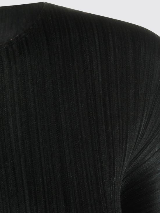 26SS 플리츠플리즈 긴팔 티셔츠 PP66JK121 15 Black - PLEATS PLEASE