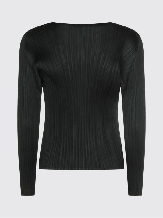 26SS 플리츠플리즈 긴팔 티셔츠 PP66JK121 15 Black - PLEATS PLEASE