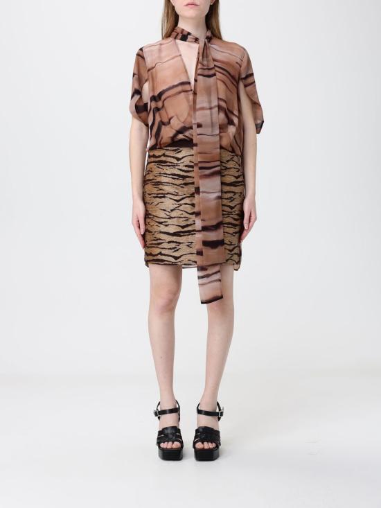 26SS 엘리자베타프랜치 롱 원피스 AB95662E2 470 Camel