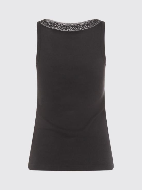 26SS 파비아나 필리피 민소매 티셔츠 JED266F602L918 5146 Blue - FABIANA FILIPPI