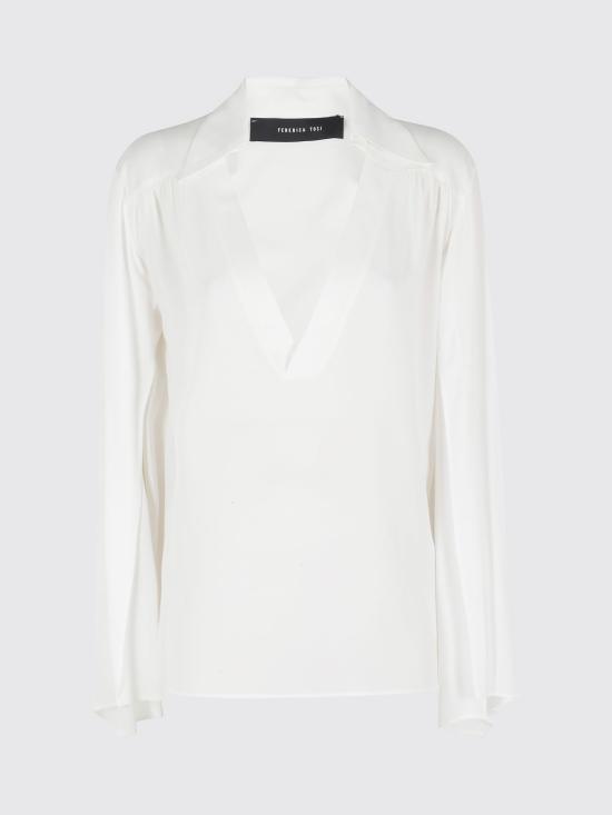 26SS 페데리카 토시 탑 41104412 01 White - FEDERICA TOSI