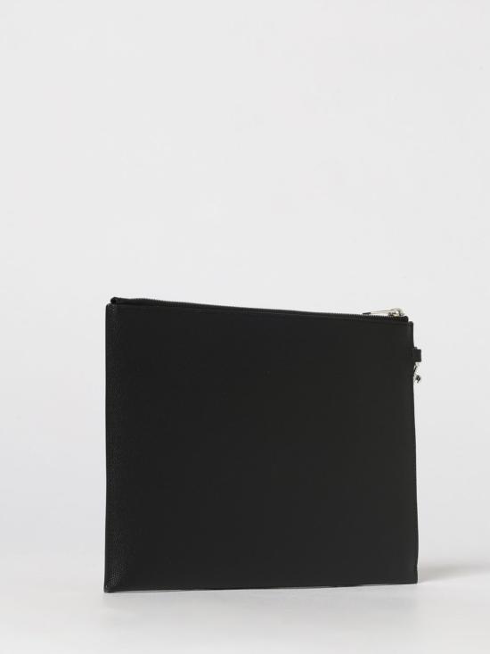 26SS 생로랑 엠보스 레더 파리 지퍼 태블릿 홀더 683865BTY0N 1000 Black - SAINT LAURENT