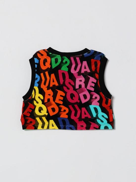 26SS [키즈] 디스퀘어드2 티셔츠 DQ3319D0AH1 DQ003 Multicolor - DSQUARED2