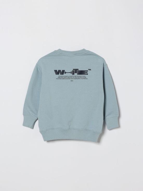 26SS [키즈] 오프화이트 티셔츠 OBBA001S26FLE007 451 Blue - OFF WHITE