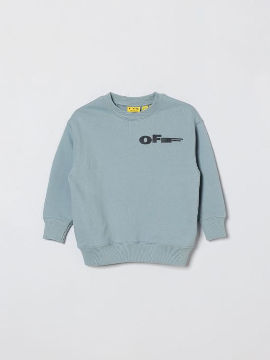 26SS [키즈] 오프화이트 티셔츠 OBBA001S26FLE007 451 Blue