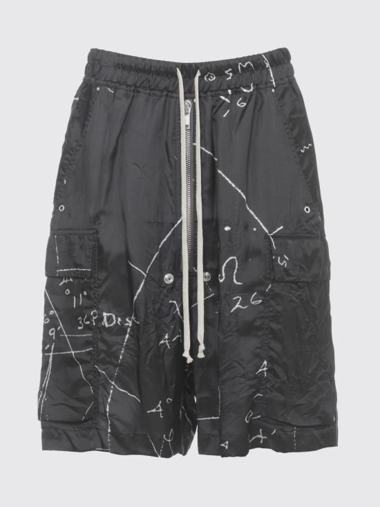 26SS 릭 오웬스 숏팬츠 RU01F2360KP109 11 Black - RICK OWENS