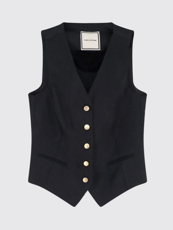 26SS 딸리아토레 베스트 GAIL340021 EN817 Black - TAGLIATORE