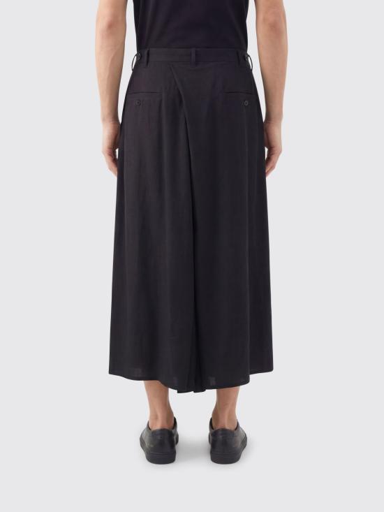 26SS 요지 야마모토 스트레이트 팬츠 HKP12500 BLACK1 Black - YOHJI YAMAMOTO