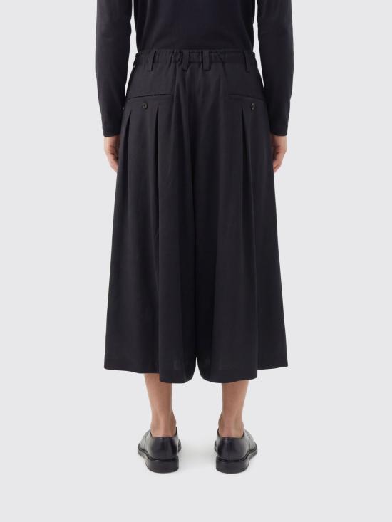 26SS 요지 야마모토 스트레이트 팬츠 HKP13500 BLACK1 Black - YOHJI YAMAMOTO